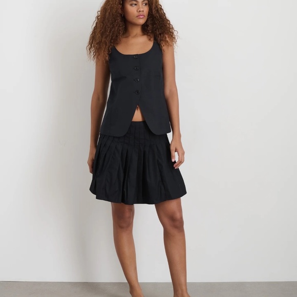 Alex Mill Soho Scoop Vest In Linen Cotton - Picture 2 of 4